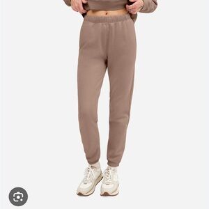 Organic Fleece Relaxed Pocket Sweatpant - MUSHROOM / L